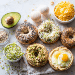 High-protein bagels