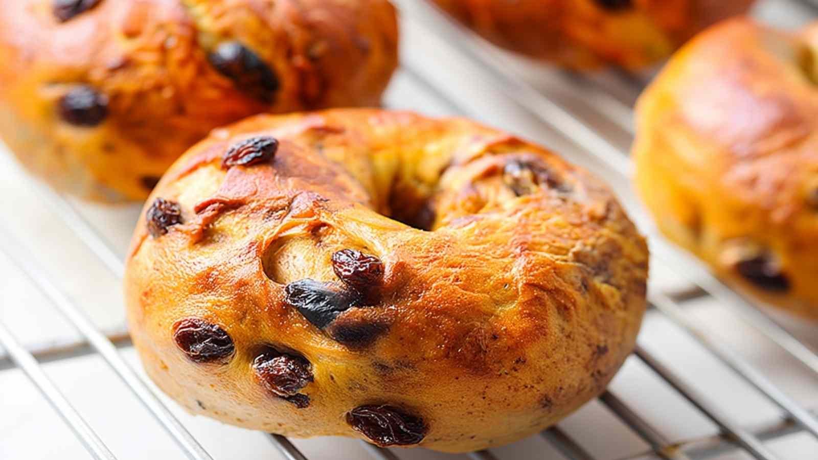Cinnamon Raisin Bagels