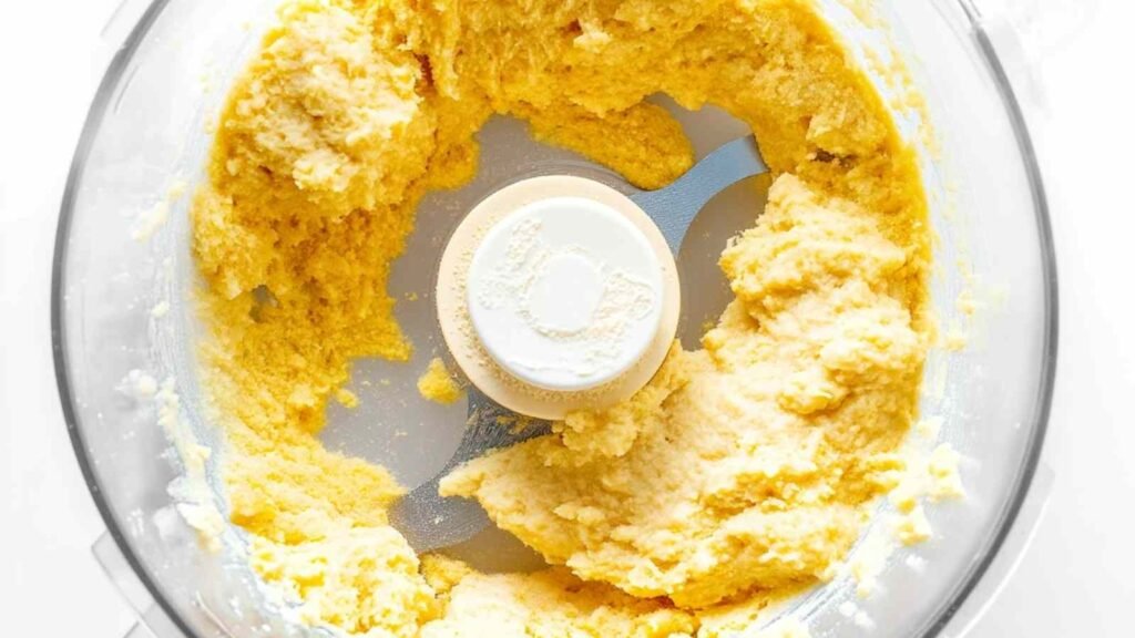 Keto High Protein Bagel Dough in Food Processor