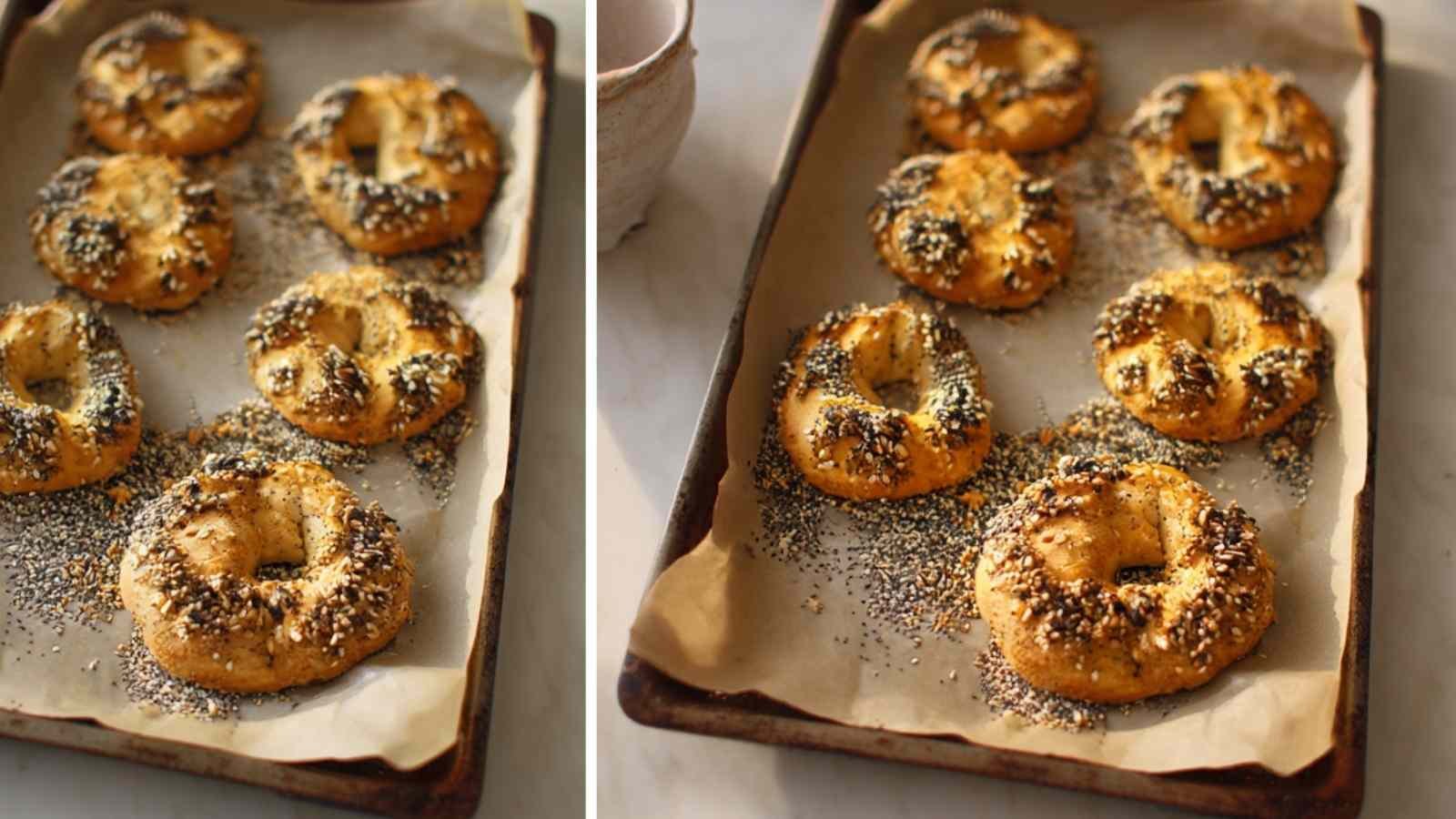 Cottage Cheese Bagels (Gluten-Free!)