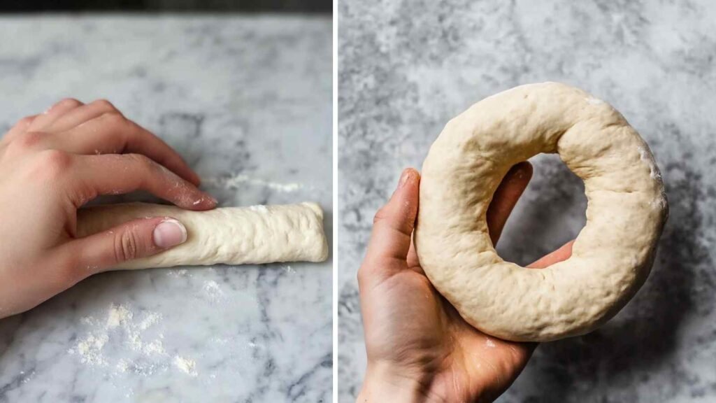 Homemade 2 ingredient protein bagels