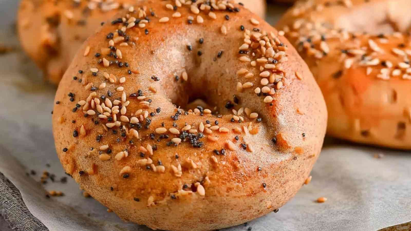 Quick Protein Bagels