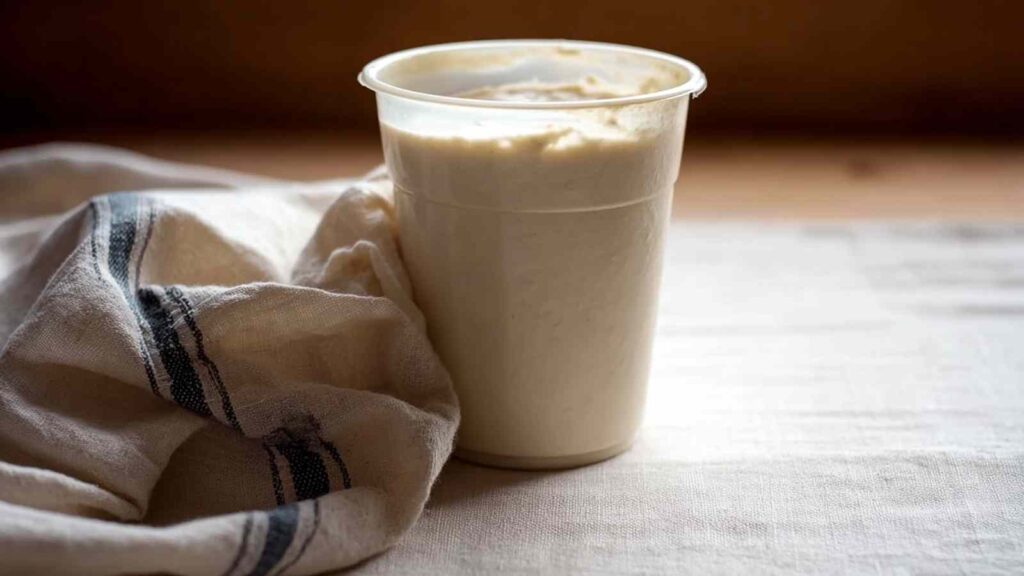 Active Sourdough Starter Bolted