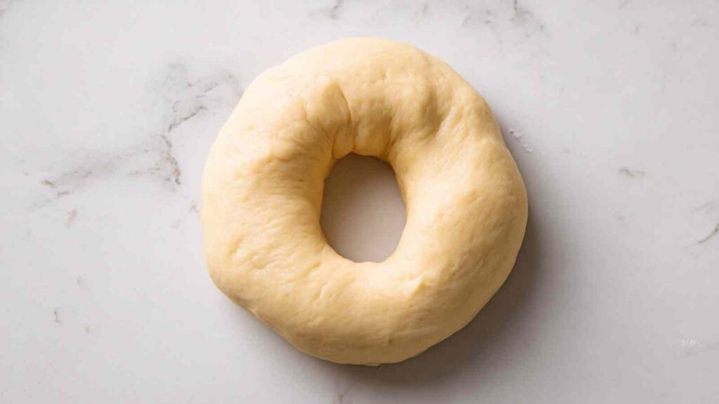 Shaped Egg Bagel Dough