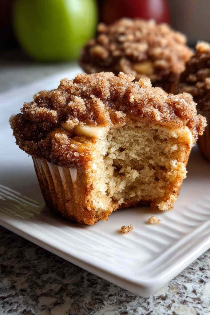 Apple Cinnamon Streusel Muffins