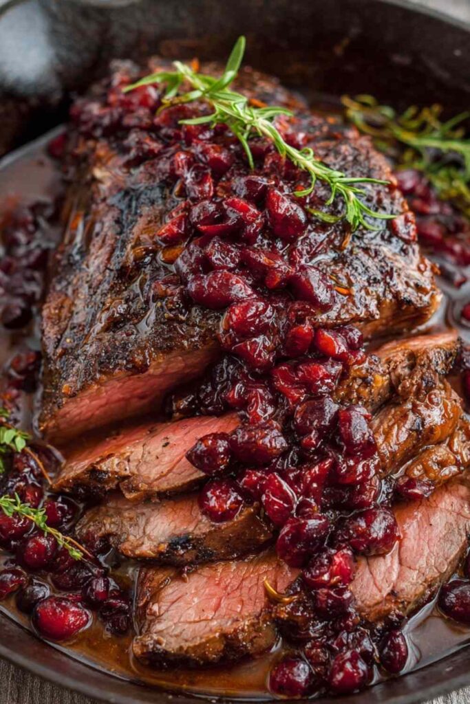 Cranberry Balsamic Roast Beef 1