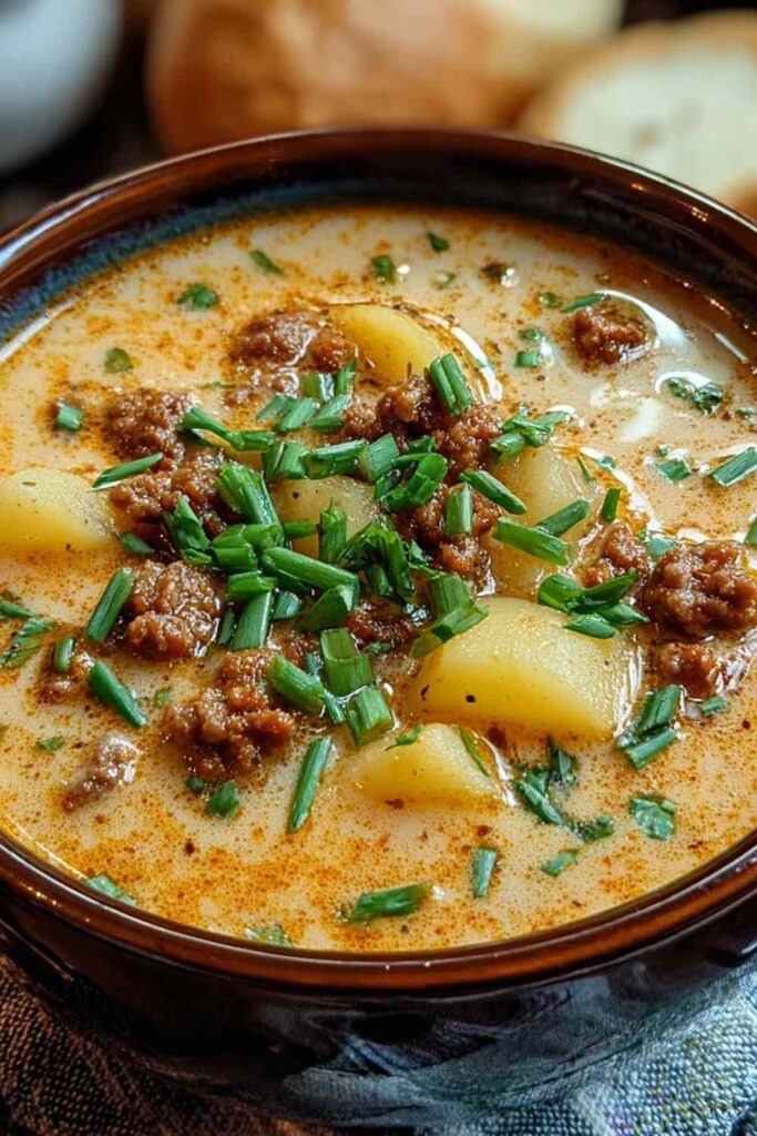 Creamy Chorizo Potato Soup Easy Winter Comfort Food Recipe