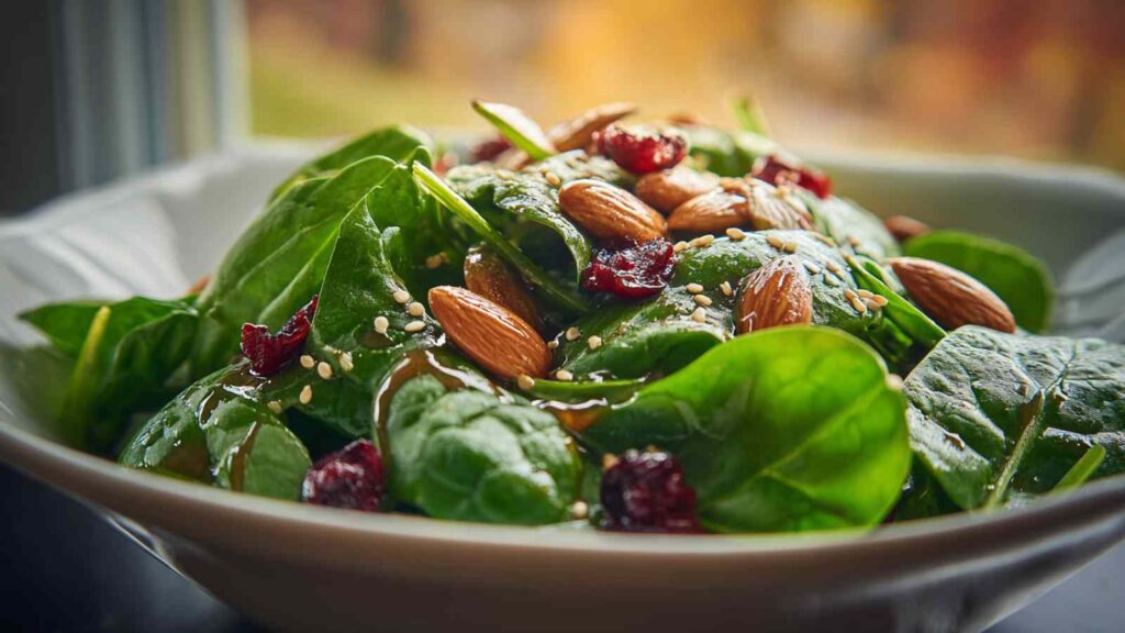 Delicious Christmas Cranberry Spinach Salad – A Fresh Festive Side Dish