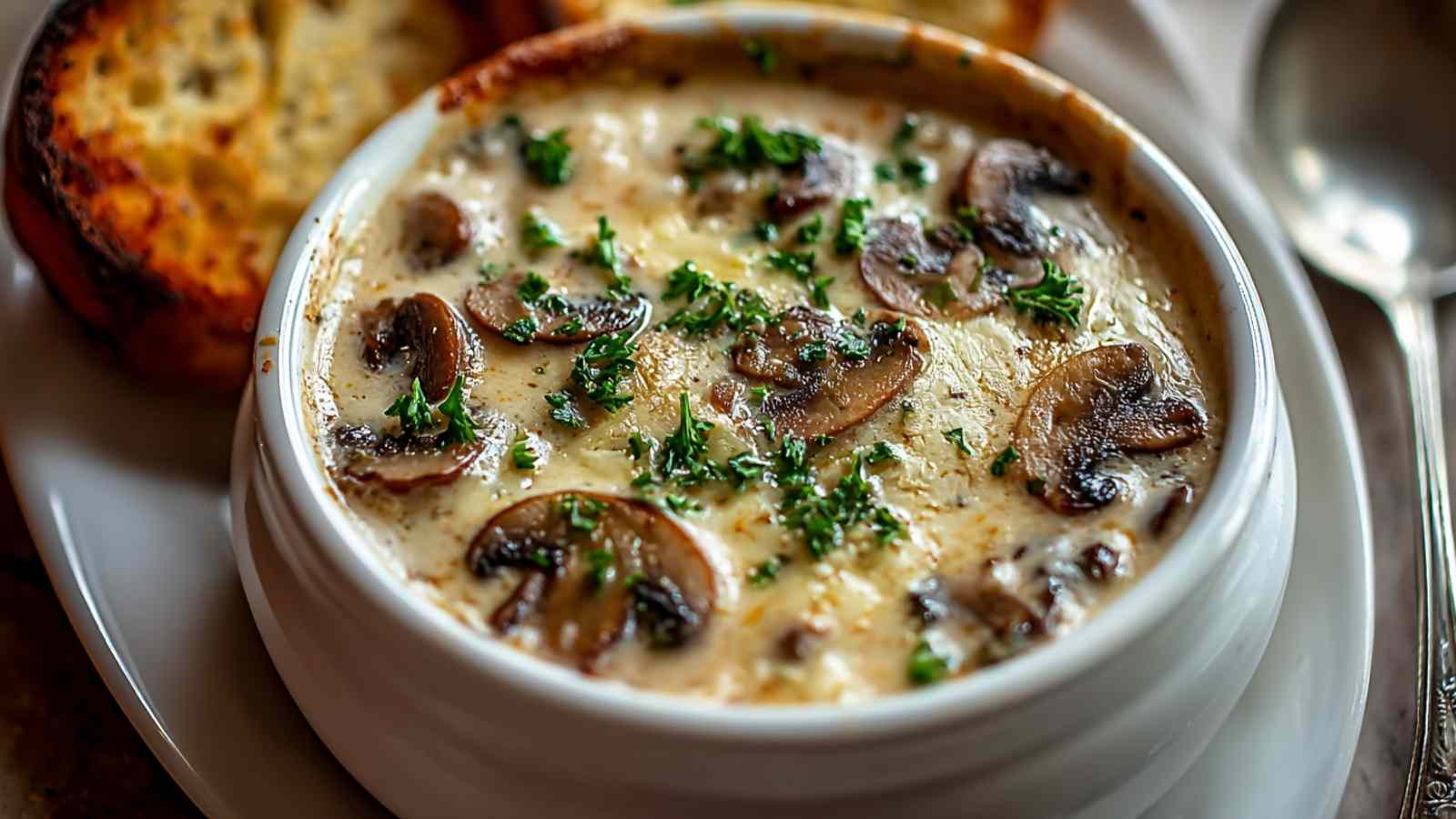 Easy High-Protein Cottage Cheese Mushroom Soup