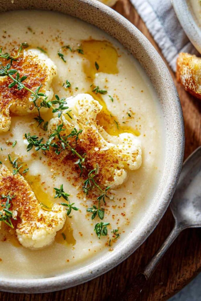 Easy Creamy Cheddar Cauliflower Soup Recipe Perfect Comfort Food 1