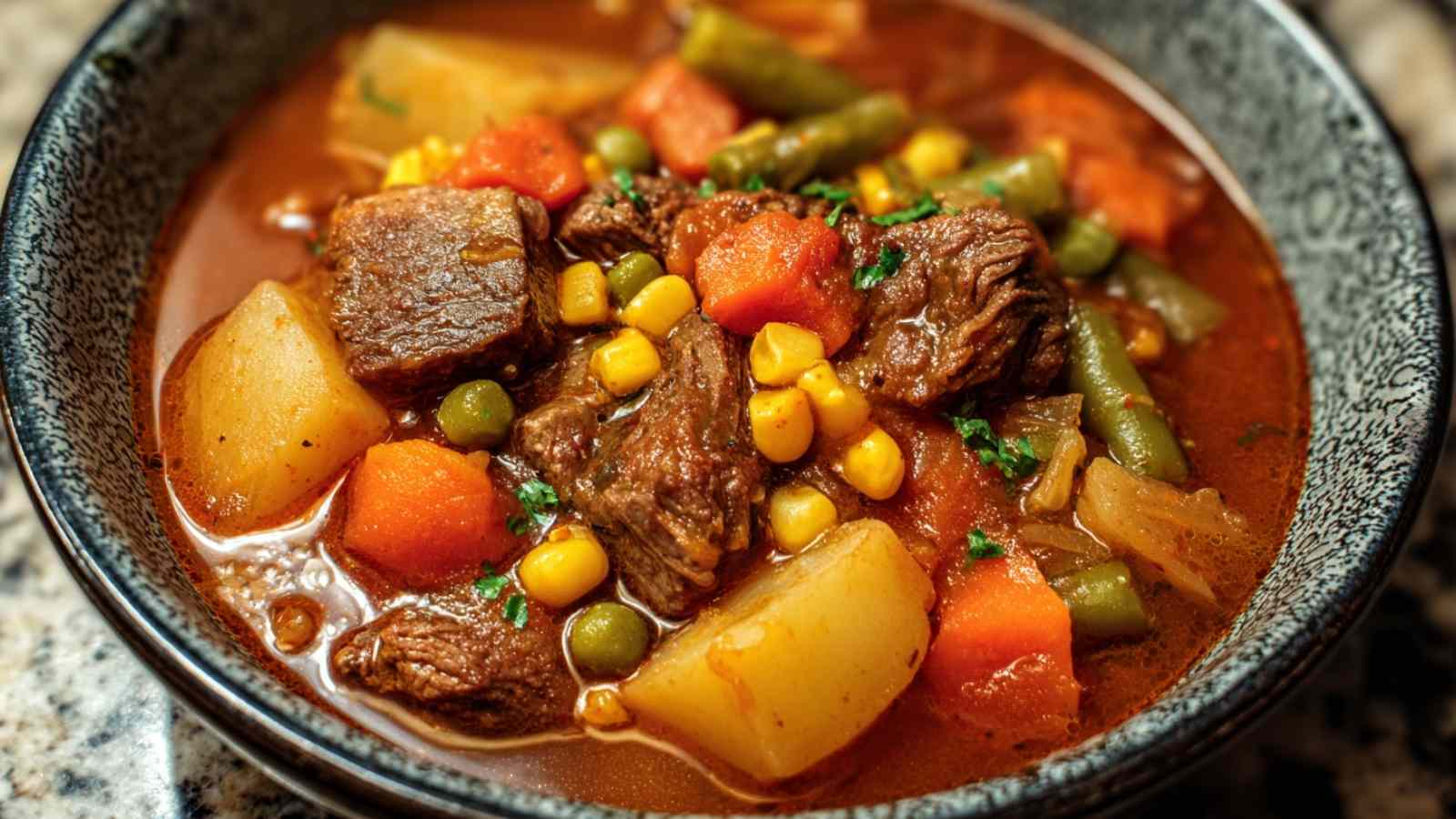 Easy Crockpot Beef and Vegetable Soup Recipe - Perfect Comfort Food