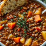 Easy Hearty Lentil Stew Recipe (High-Protein Vegan Comfort Food!).