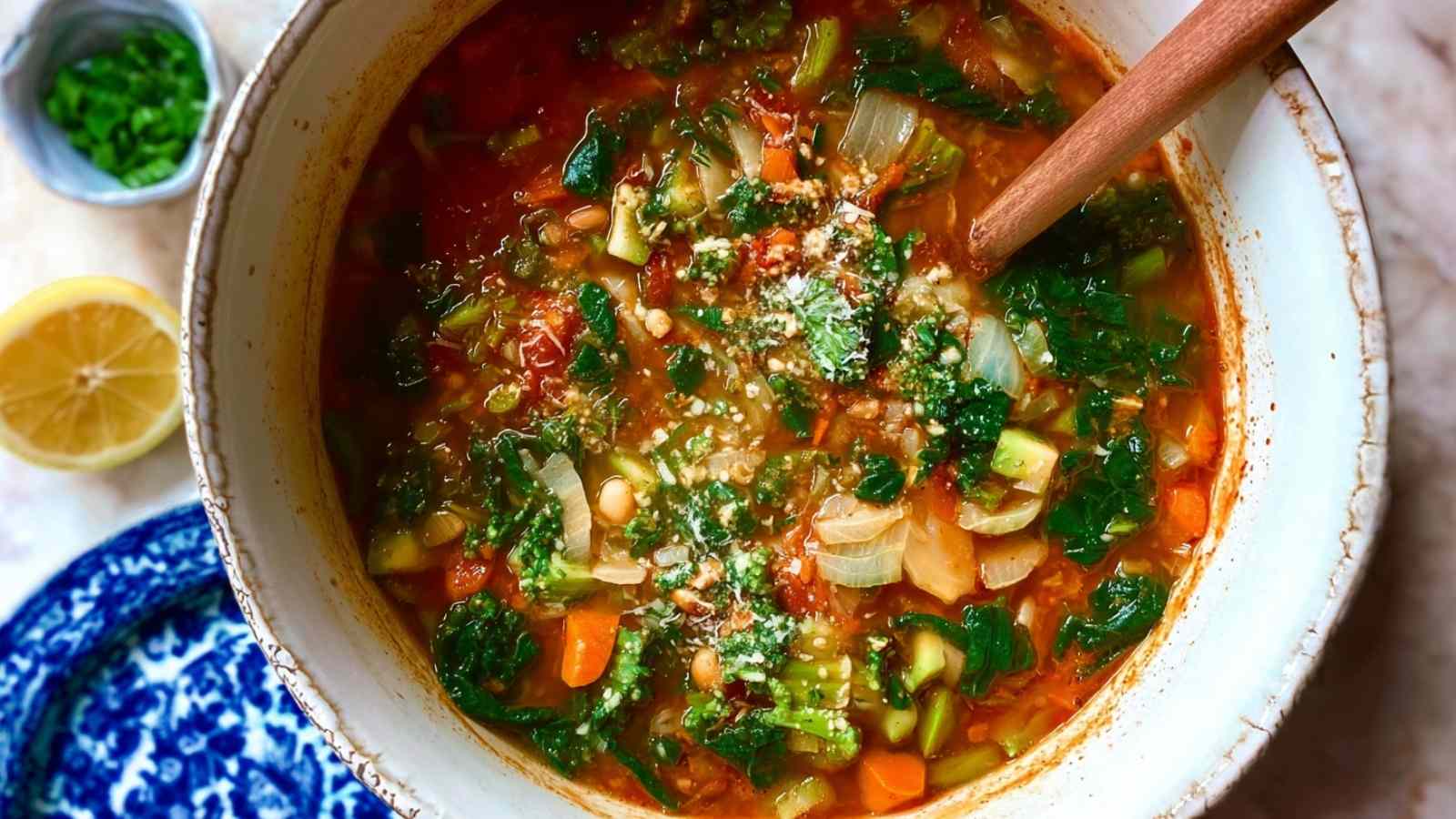 Easy Longevity Soup Recipe - Blue Zone Inspired Healthy Bowl