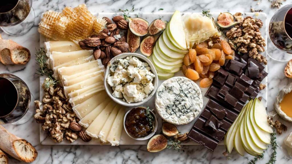 Elegant Christmas Wine Party BoardElegant Christmas Wine Party Board