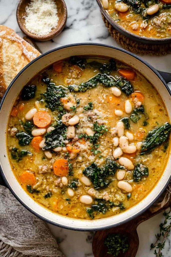 Hearty Tuscan White Bean Soup Recipe So Good