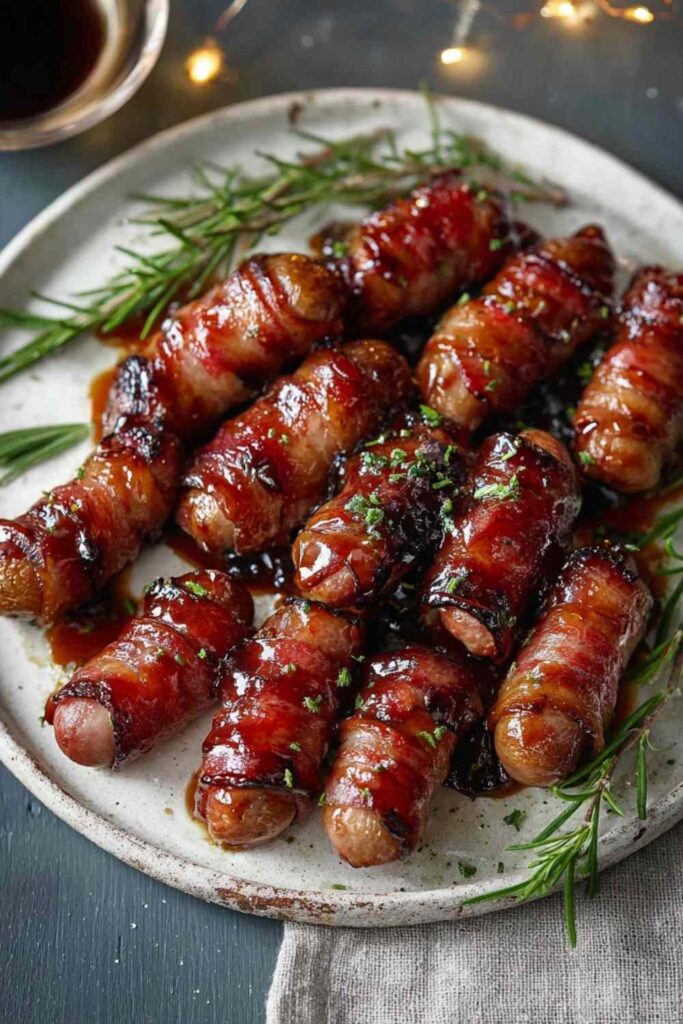 Irresistibly Sticky Pigs in Blankets 1