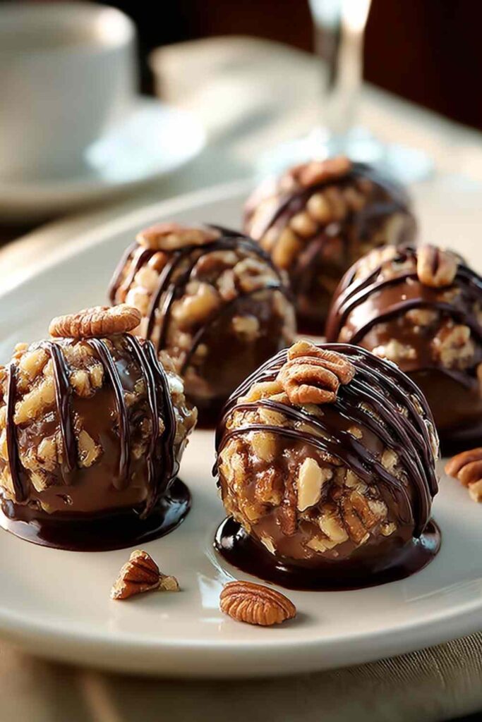 No Bake Pecan Pie Balls