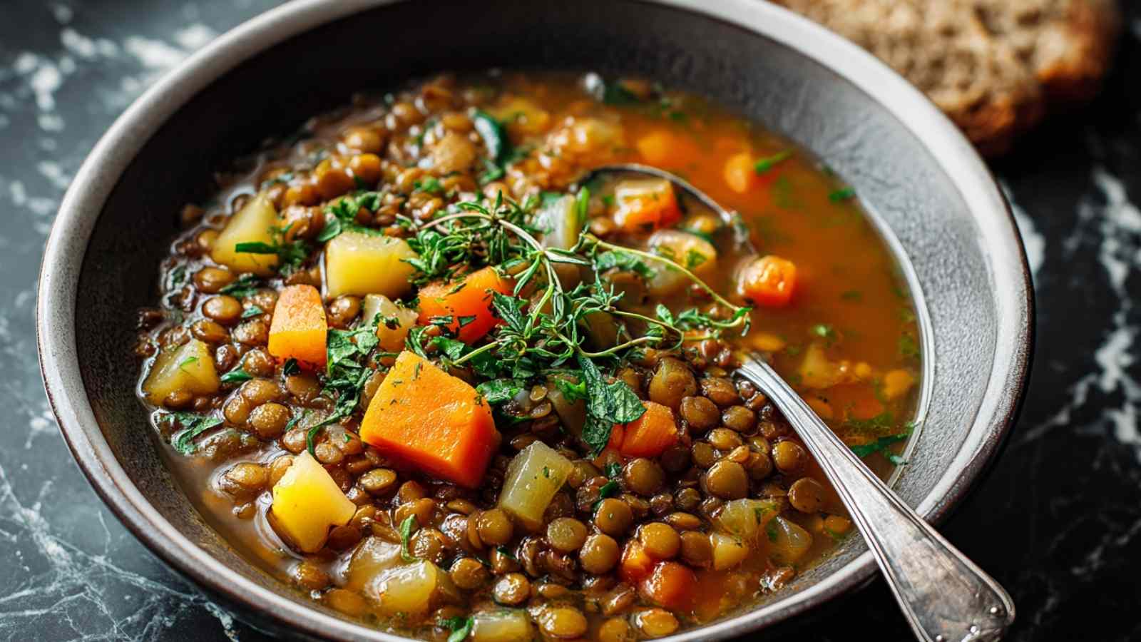 Vegetarian Lentil Soup Recipe - Perfect Comfort Food!