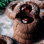 chocolate-thumbprint-cookies-with-ganache-on-cooling-rack