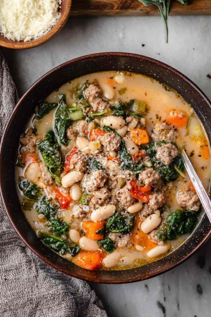 italian sausage white bean soup