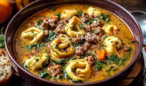 Autumn Tortellini Soup with Sausage Autumn Tortellini Soup with Sausage (3)