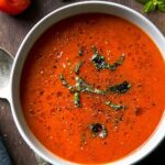 Barefoot Contessa Roasted Tomato Basil Soup.