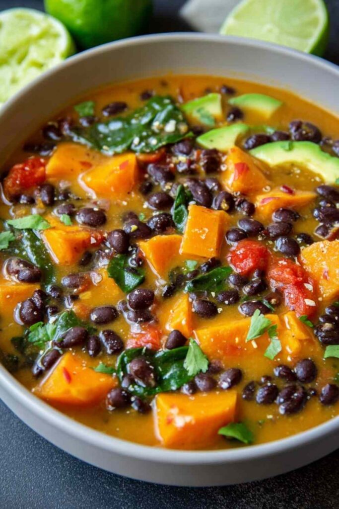 Black Bean Sweet Potato Soup 4 Black Bean Sweet Potato Soup 2