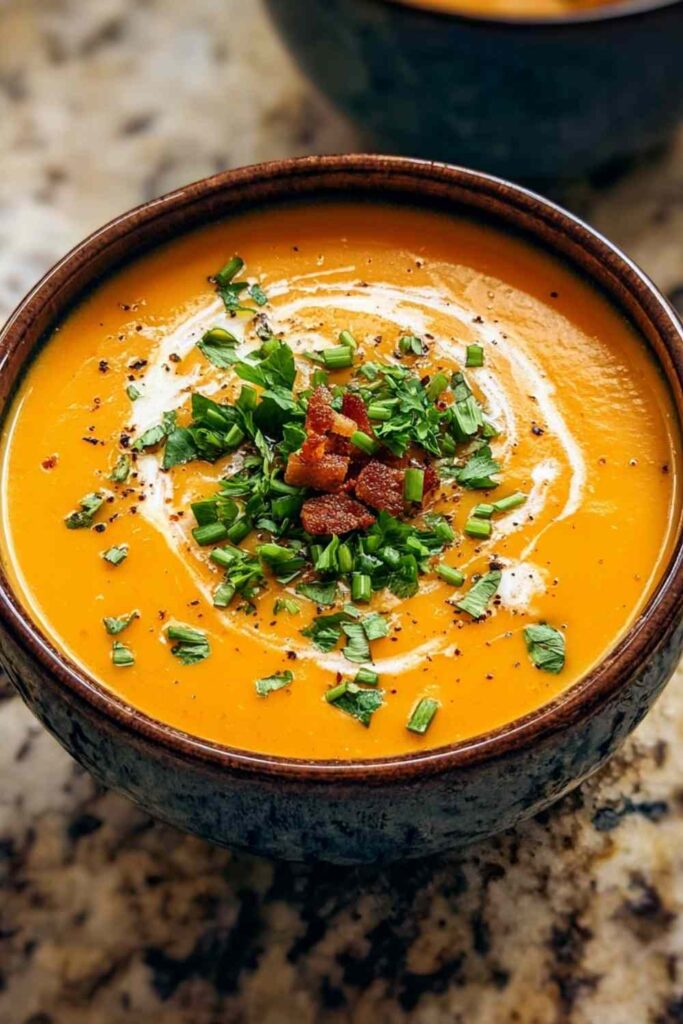 Butternut Squash Sweet Potato Soup 2