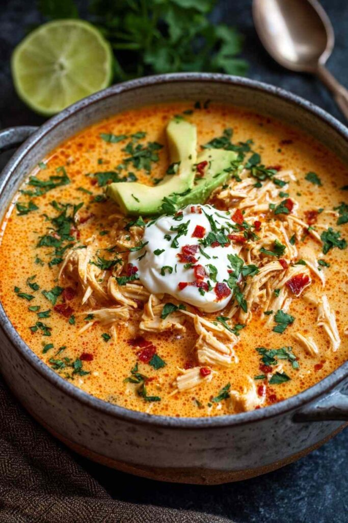 CREAMY CHICKEN ENCHILADA SOUP 2