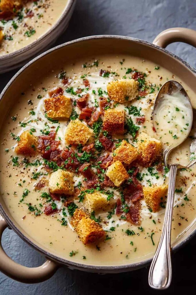 Creamy Cauliflower Potato Soup 2