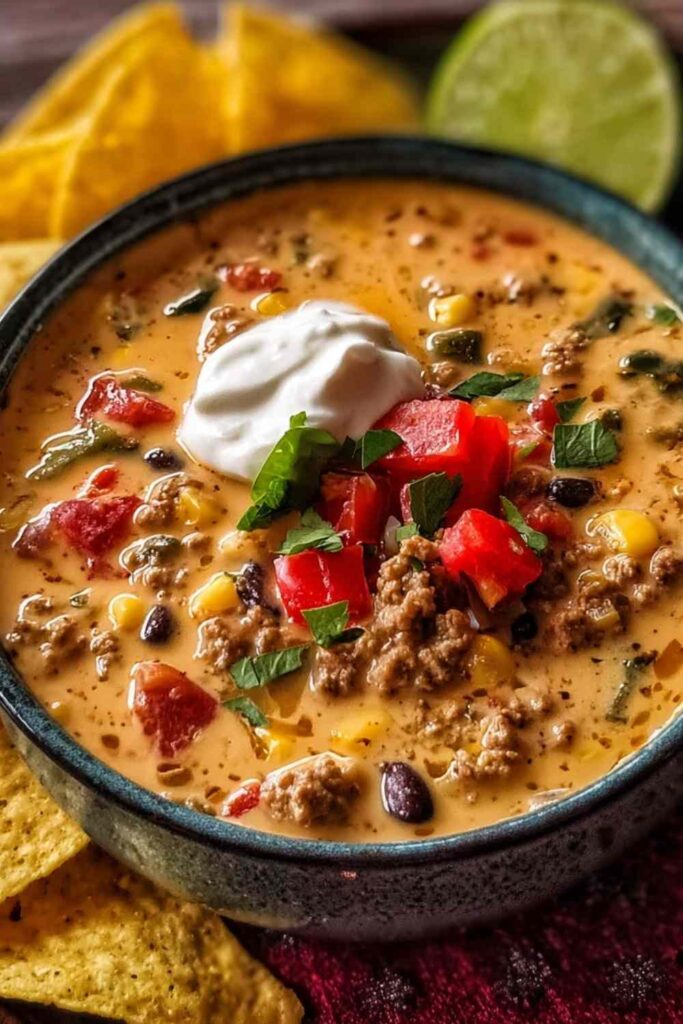 Creamy Taco Soup 4 Creamy Taco Soup 2