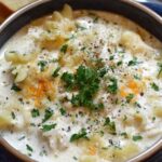 Crock Pot White Lasagna Soup