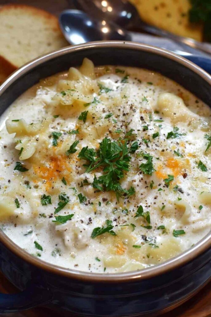 Crock Pot White Lasagna Soup 4 Crock Pot White Lasagna Soup 1