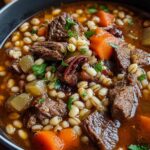 Crockpot Beef Barley Soup