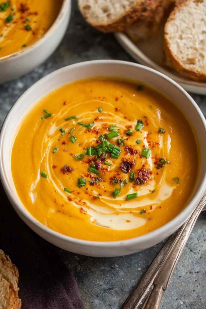 Easy Sweet Potato Soup 4 Easy Sweet Potato Soup 2