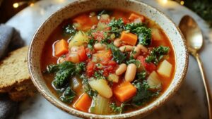 Winter Minestrone Soup Easy Winter Minestrone Soup Recipe - Hearty & Delicious!