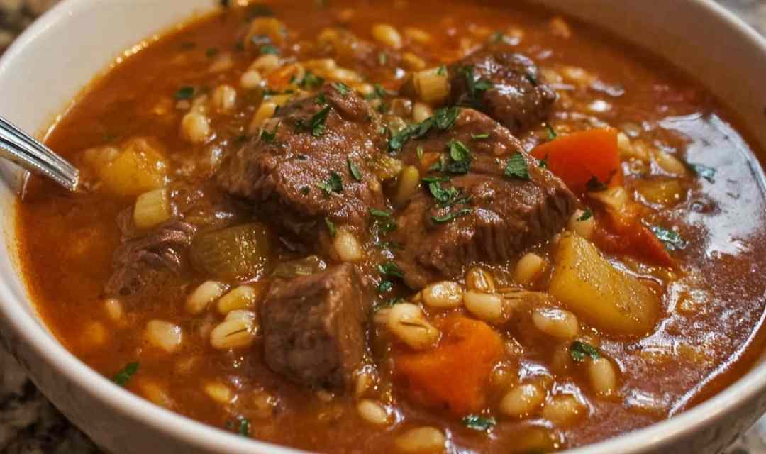 Hearty Beef Barley Soup
