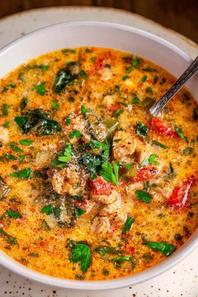 KETO TUSCAN SOUP 4 KETO TUSCAN SOUP 2