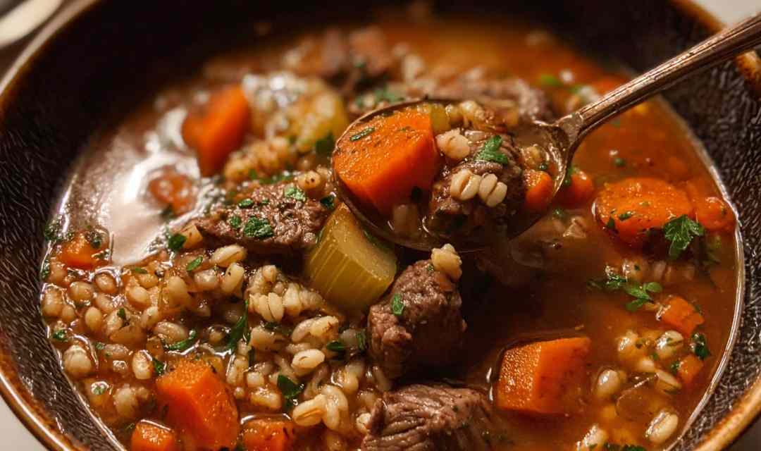 Old Fashioned Beef Barley Stew
