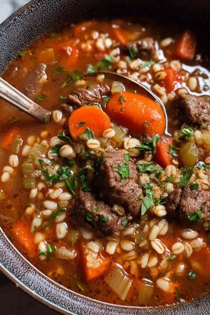 Old Fashioned Beef Barley Stew 4 Old Fashioned Beef Barley Stew 2