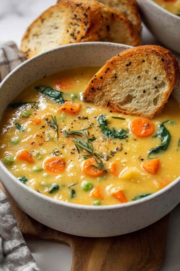One-Pot Creamy Vegetable Soup