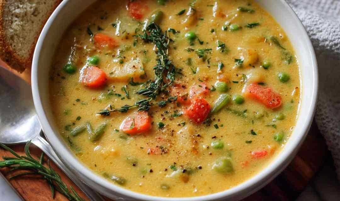 One-Pot Creamy Vegetable Soup