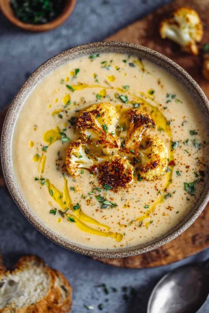 Roasted Cauliflower Soup 2