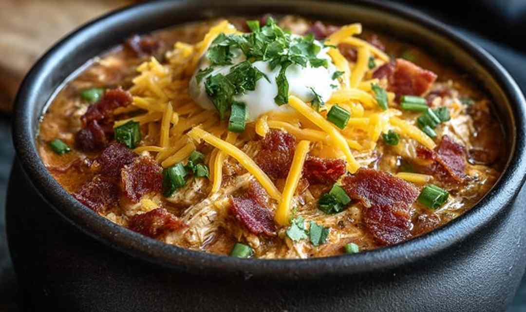 Slow Cooker Crack Chicken Chili