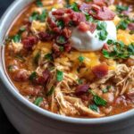 Slow Cooker Crack Chicken Chili