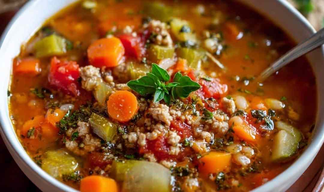 TURKEY VEGETABLE SOUP 1