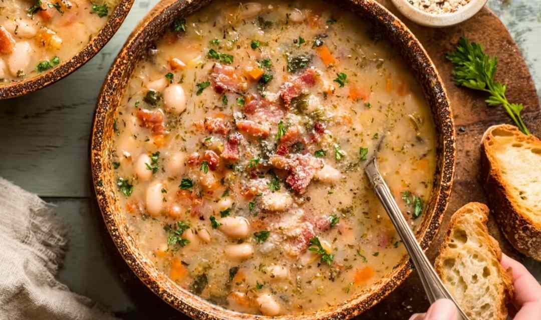 White Bean Soup with Bacon