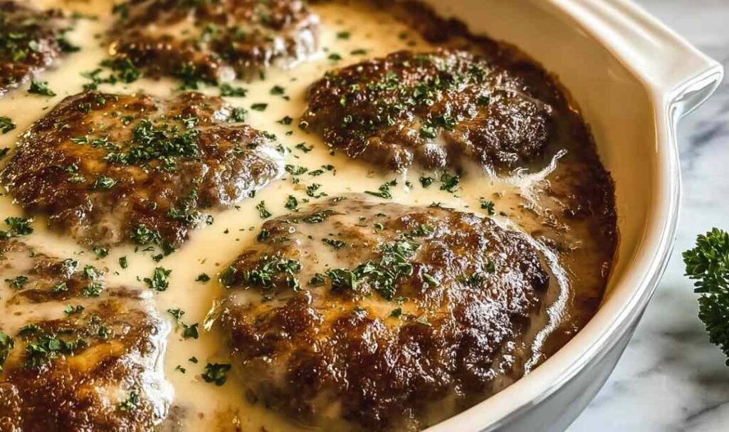 Amish Hamburger Steak Bake 2