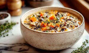 Autumn Wild Rice Soup recipe