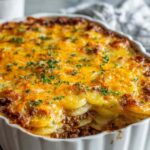Cheesy Hamburger Potato Casserole